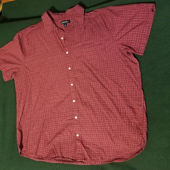 beautiful Cherokee red plaid XXL short sleeve shirt - Picture 3 of 6